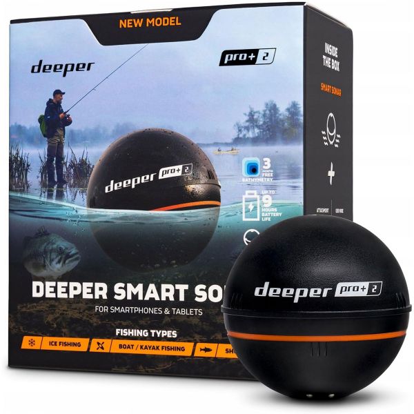 Deeper Pro+ V2 - Wifi et GPS intégré - N°2 - comptoirnautique.com
