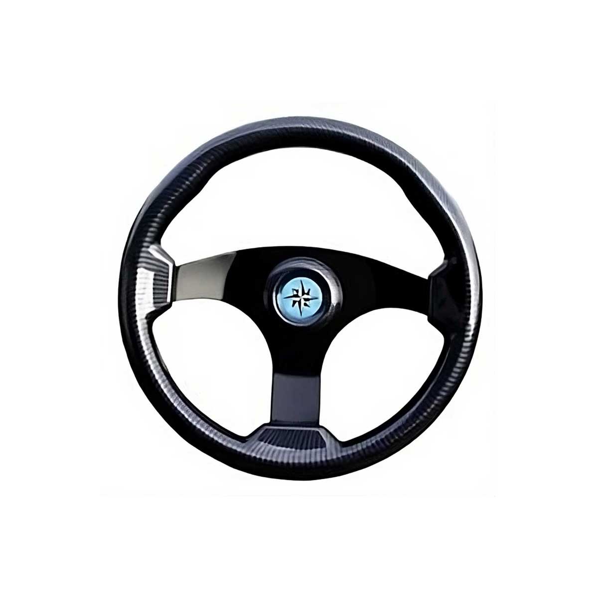 volant carbone diamètre 350 mm kent de face