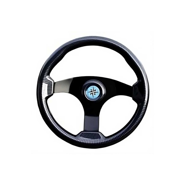volant carbone diamètre 350 mm kent de face - N°1 - comptoirnautique.com