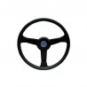 Black boat steering wheel, Ø 320 mm, 3 spokes