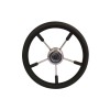 volant gainé noir diamètre 350 mm kent de face - N°1 - comptoirnautique.com