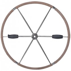 barre à roue pliante dépliée avec connexion conique standard lewmar de face 1016mm