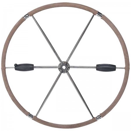 barre à roue pliante dépliée avec connexion conique standard lewmar de face 1016mm