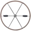 barre à roue pliante dépliée avec connexion conique standard lewmar de face 1016mm - N°1 - comptoirnautique.com