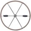 barre à roue pliante dépliée avec connexion conique standard lewmar de face 1016mm - N°1 - comptoirnautique.com 