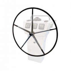 barre à roue mini maxi 10 rayons avec gainage cercle et rayons lewmar de face 91 cm