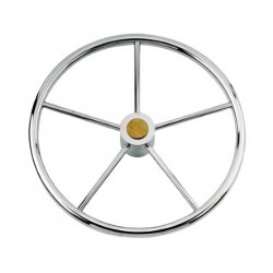 barre à roue inox avec fixation pour cône LS kent de face 700mm