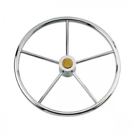 barre à roue inox avec fixation pour cône LS kent de face 700mm
