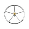 barre à roue inox diamètre 500 mm avec fixation pour cône MO Kent de face - N°1 - comptoirnautique.com 