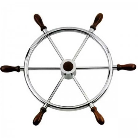 roue inox diamètre 500mm avec fixation pour cône MO Kent de face