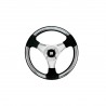 Polyurethane boat steering wheel Ø 350 mm, 3 aluminum spokes