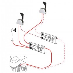 schéma sélecteur pour différentiel inverseur pour installation 2 postes kent de face