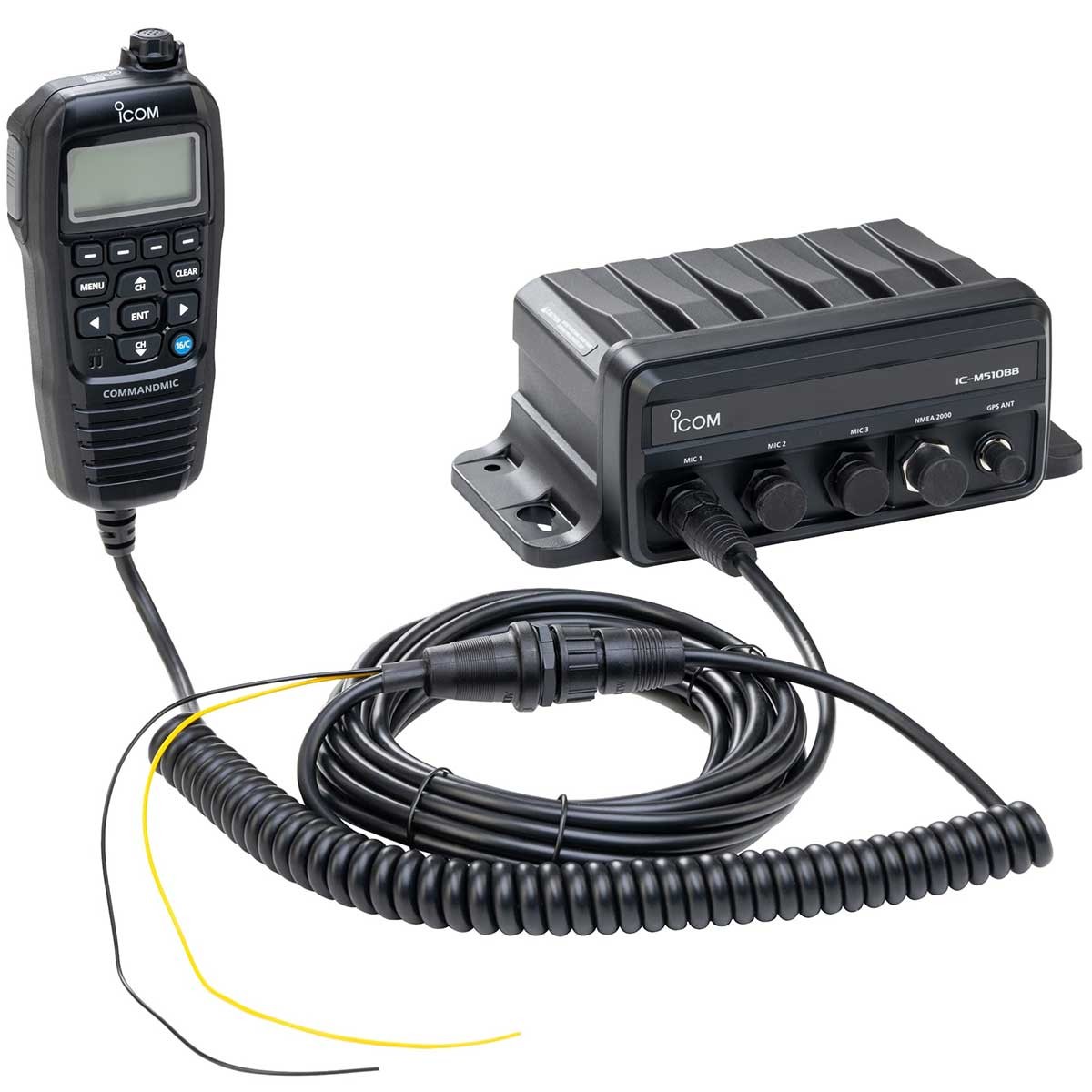 Icom VHF IC-M510BB BlackBox avec GPS & AIS IC-M510BB - Comptoir Nautique