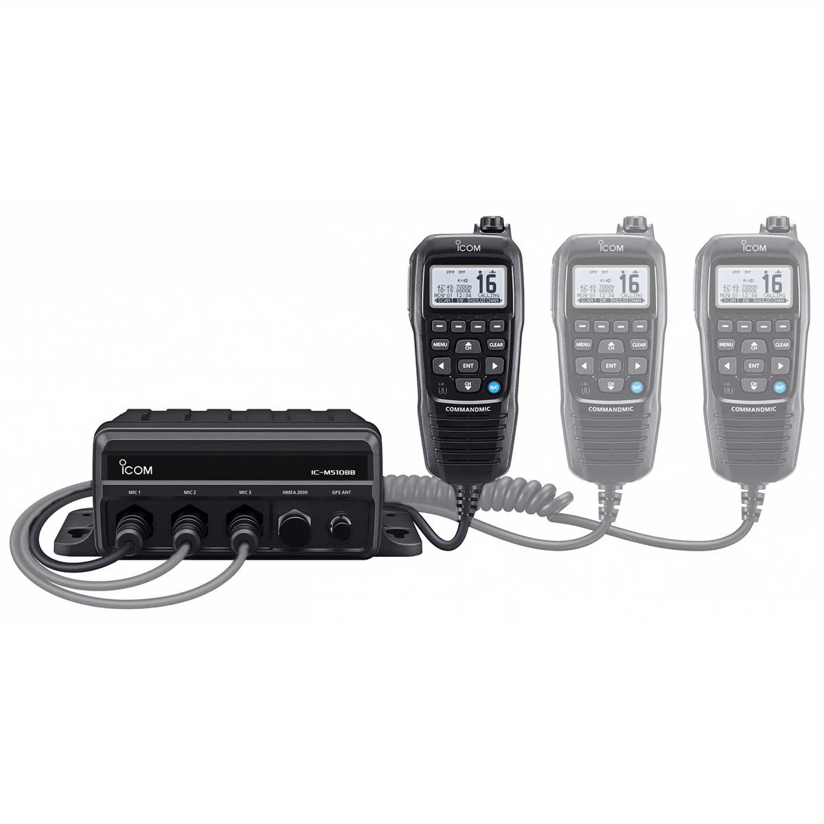 Icom VHF IC-M510BB BlackBox avec GPS & AIS IC-M510BB - Comptoir Nautique