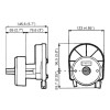 dimensions boîtier direction mécanique ultraflex T 67 - N°2 - comptoirnautique.com