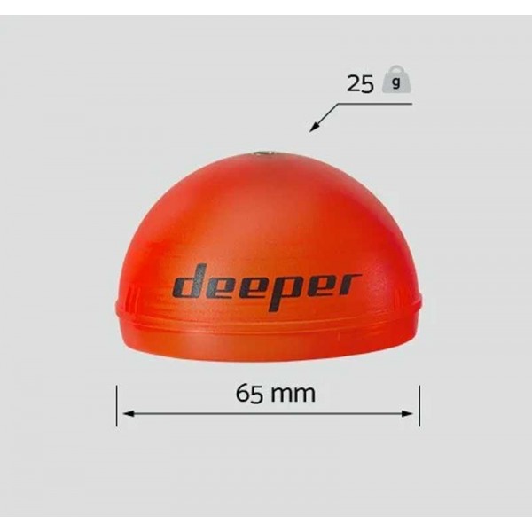 Couvercle orange Deeper pour pêche de nuit - dimension - N°2 - comptoirnautique.com