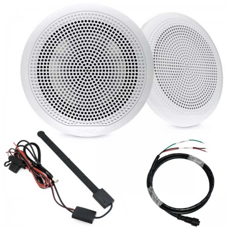 Pack audio Nova by Navicom avec haut parleurs Fusion 80W 6.5" + antenne FM/DAB + câble 1m pour haut-parleurs Fusion