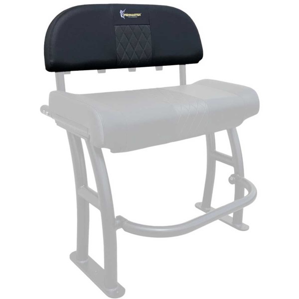 coussin dosseret série pro deluxe noir fishmaster de face avec leaning post série pro - N°3 - comptoirnautique.com