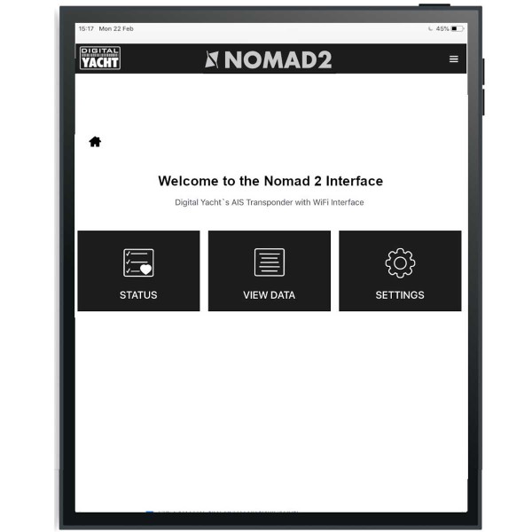 Transpondeur AIS Portable Nomad 2 Digital Yacht interface web intégrée - N°5 - comptoirnautique.com 