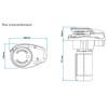 plan d'encombrement guindeau vertical v700 lewmar - N°6 - comptoirnautique.com