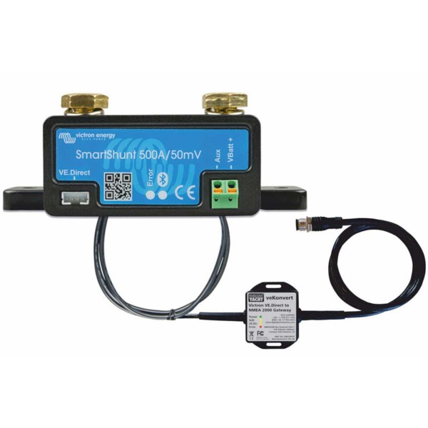 SmartShunt et VeKonvert Contrôleur de batterie BM100 pour réseau NMEA2000 Digital Yacht & Victron Energy - N°4 - comptoirnautique.com