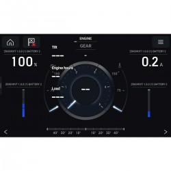 Affichage des données de la batterie sur écran Axiom avec la passerelle VE.Direct vers NMEA2000 veKonvert Digital Yacht
