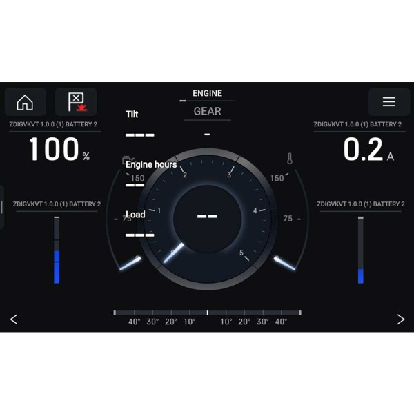 Affichage des données de la batterie sur écran Axiom avec la passerelle VE.Direct vers NMEA2000 veKonvert Digital Yacht - N°2 - comptoirnautique.com