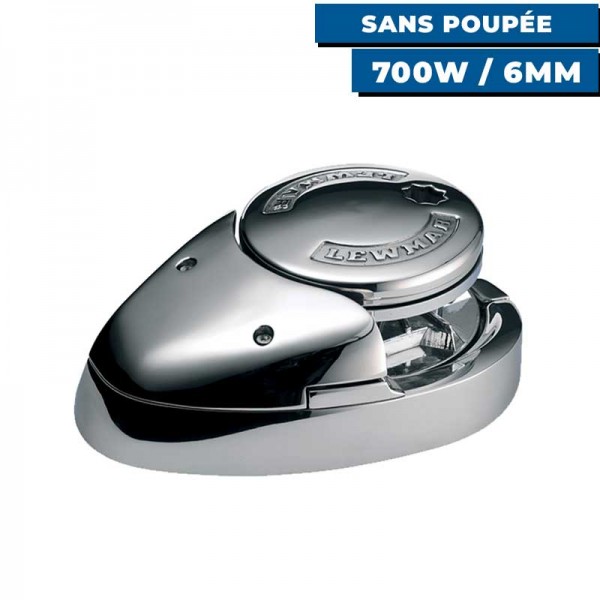 guindeau vertical V2 12V 700W 6 mm sans poupée lewmar - N°1 - comptoirnautique.com