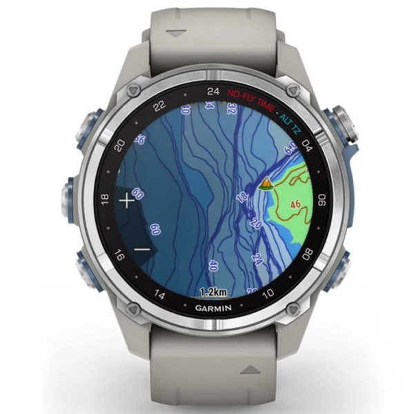 Montre de plongée Garmin Descent Mk3 - montre connectée GPS - carte Diveview - N°9 - comptoirnautique.com