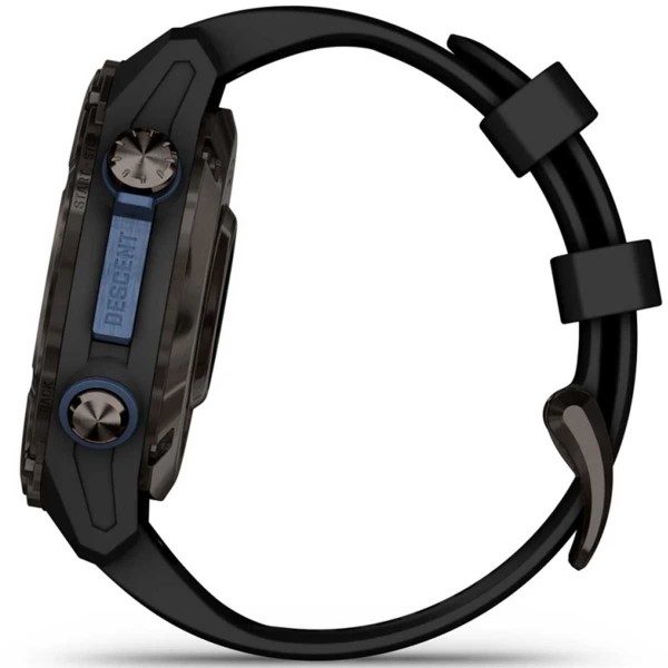 Montre de plongée Garmin Descent Mk3i - Carbon gray / noir - montre connectée GPS - boutons étanches côtés - N°8 - comptoirnautique.com