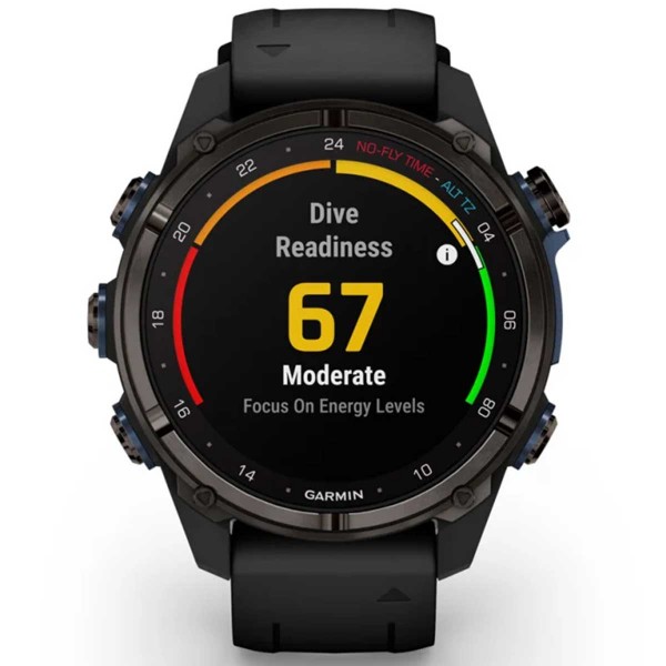 Montre de plongée Garmin Descent Mk3i - Carbon gray / noir - montre connectée GPS - préparation à la plongée - N°18 - comptoirnautique.com