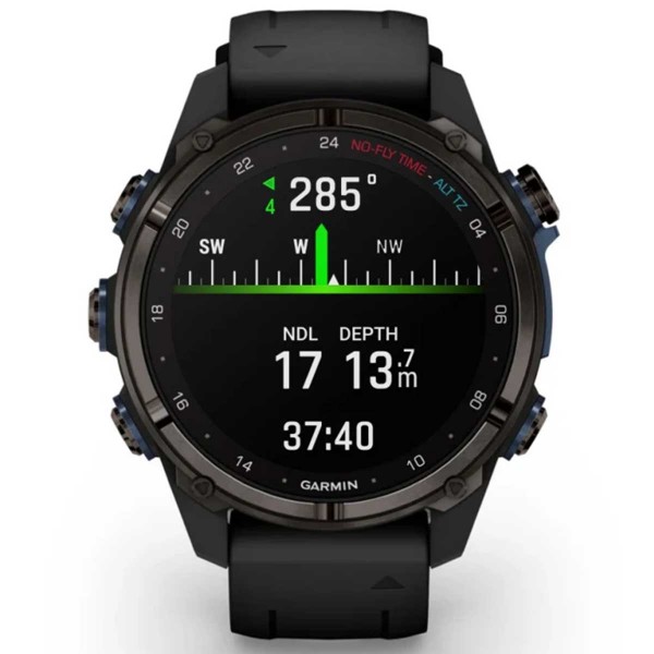 Montre de plongée Garmin Descent Mk3i - Carbon gray / noir - montre connectée GPS - GPS et gyroscope intégré - N°22 - comptoirnautique.com