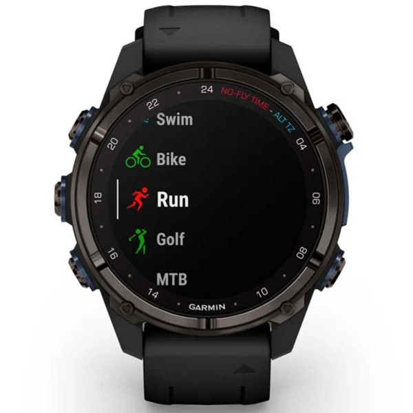 Montre de plongée Garmin Descent Mk3i - Carbon gray / noir - montre connectée GPS - multisports et activités - N°26 - comptoirnautique.com