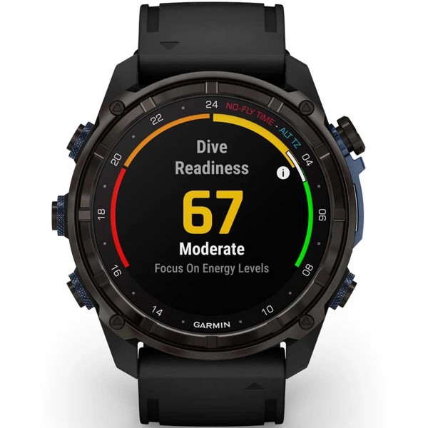 Montre de plongée Garmin Descent Mk3i 51 mm - Carbon gray / silicone noir - préparation à la plongée - N°18 - comptoirnautique.com
