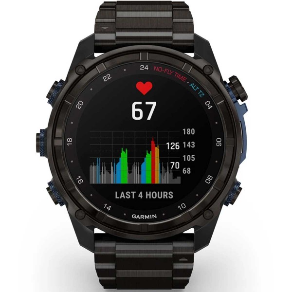 Montre de plongée Garmin Descent Mk3i 51 mm - Carbon gray / titane carbon - montre connectée GPS capteurs cardiaque - N°24 - comptoirnautique.com