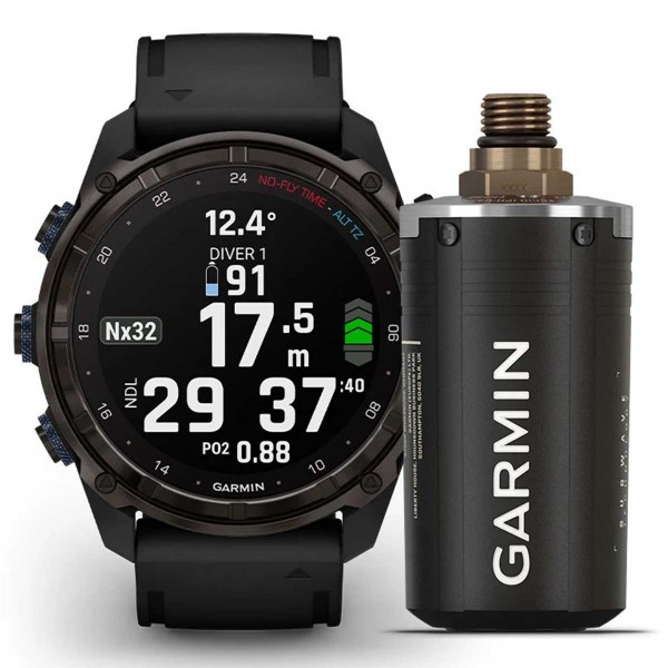 Sonde de pression Garmin Descent T2 permet de gérer les informations de la bouteille de plongée - N°6 - comptoirnautique.com