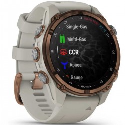 Pack Garmin Descent Mk3i - 43 mm + sonde Descent T2 - Bronze - différents modes de plongée