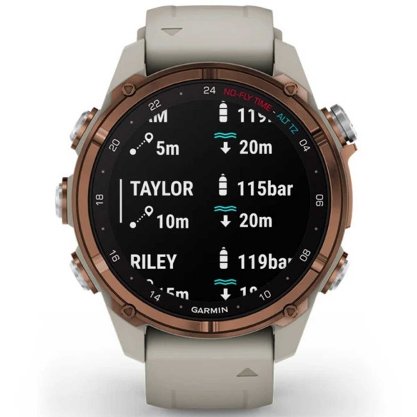 Pack Garmin Descent Mk3i - 43 mm + sonde Descent T2 - Bronze - surveillance de la pression d'air 8 plongeurs - N°17 - comptoirnautique.com