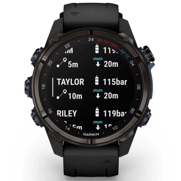 Pack Garmin Descent Mk3i - 43 mm + sonde Descent T2 Carbon - surveillance de la pression d'air 8 plongeurs - N°17 - comptoirnautique.com