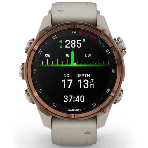 Pack Garmin Descent Mk3i - 43 mm + sonde Descent T2 - Bronze - GPS et gyroscope intégré - N°25 - comptoirnautique.com