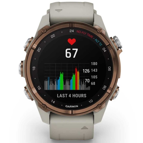 Pack Garmin Descent Mk3i - 43 mm + sonde Descent T2 - Bronze - capteurs cardiaque - N°27 - comptoirnautique.com