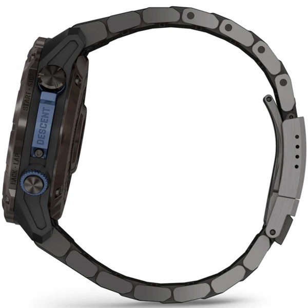 Pack Garmin Descent Mk3i 51mm + sonde Descent T2 - Titane - boîtier er boutons étanches côtés - N°8 - comptoirnautique.com