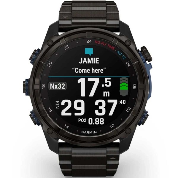 Pack Garmin Descent Mk3i 51mm + sonde Descent T2 - Titane - technologie Subwave - messagerie inter-plongeurs - N°15 - comptoirnautique.com