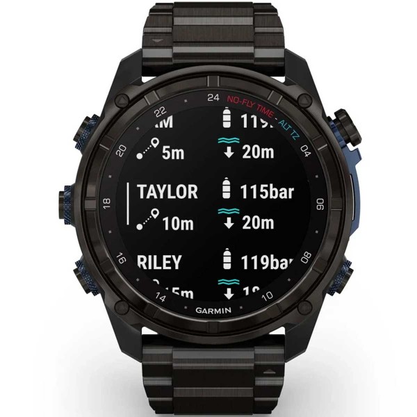 Pack Garmin Descent Mk3i 51mm + sonde Descent T2 - Titane - surveillance de la pression d'air 8 plongeurs - N°17 - comptoirnautique.com