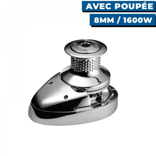 guindeau vertical V4 12V 1600W 8 mm avec poupée lewmar - N°1 - comptoirnautique.com