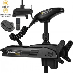 Moteur avant Minn Kota TERROVA QUEST + sonde MSI+ + pédale + télécommande - eaux douces - 24V/36V - 90/115LBS