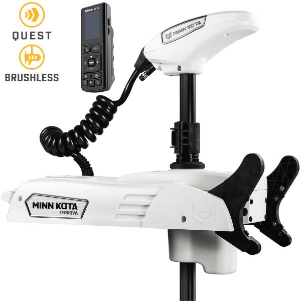 Moteur avant Minn Kota RIPTIDE TERROVA QUEST mer + télécommande - 24V/36V - 90/115LBS - N°1 - comptoirnautique.com