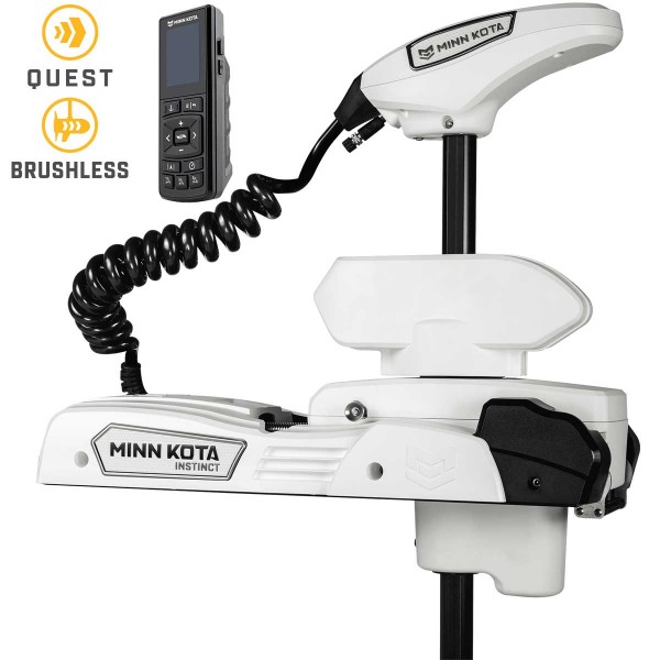 Moteur avant Minn Kota RIPTIDE INSTINCT QUEST mer + télécommande - 24V/36V - 90/115LBS - N°1 - comptoirnautique.com