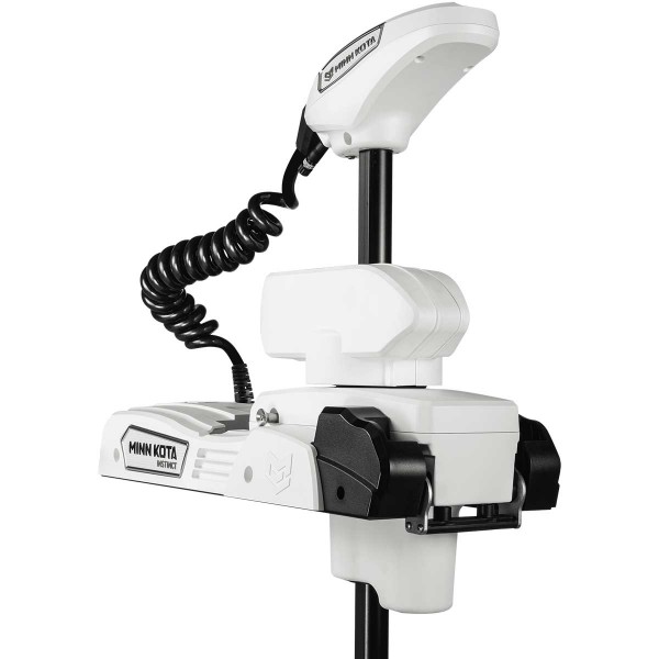 Moteur avant Minn Kota RIPTIDE INSTINCT QUEST blanc + télécommande - mer - GPS amélioré - N°12 - comptoirnautique.com