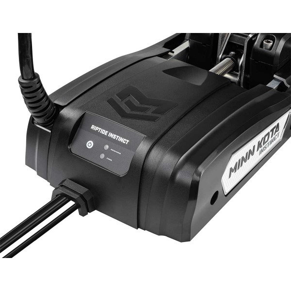 Moteur avant Minn Kota RIPTIDE INSTINCT QUEST noir + télécommande - mer - Spot-Lock et modes de navigation - N°19 - comptoirnautique.com